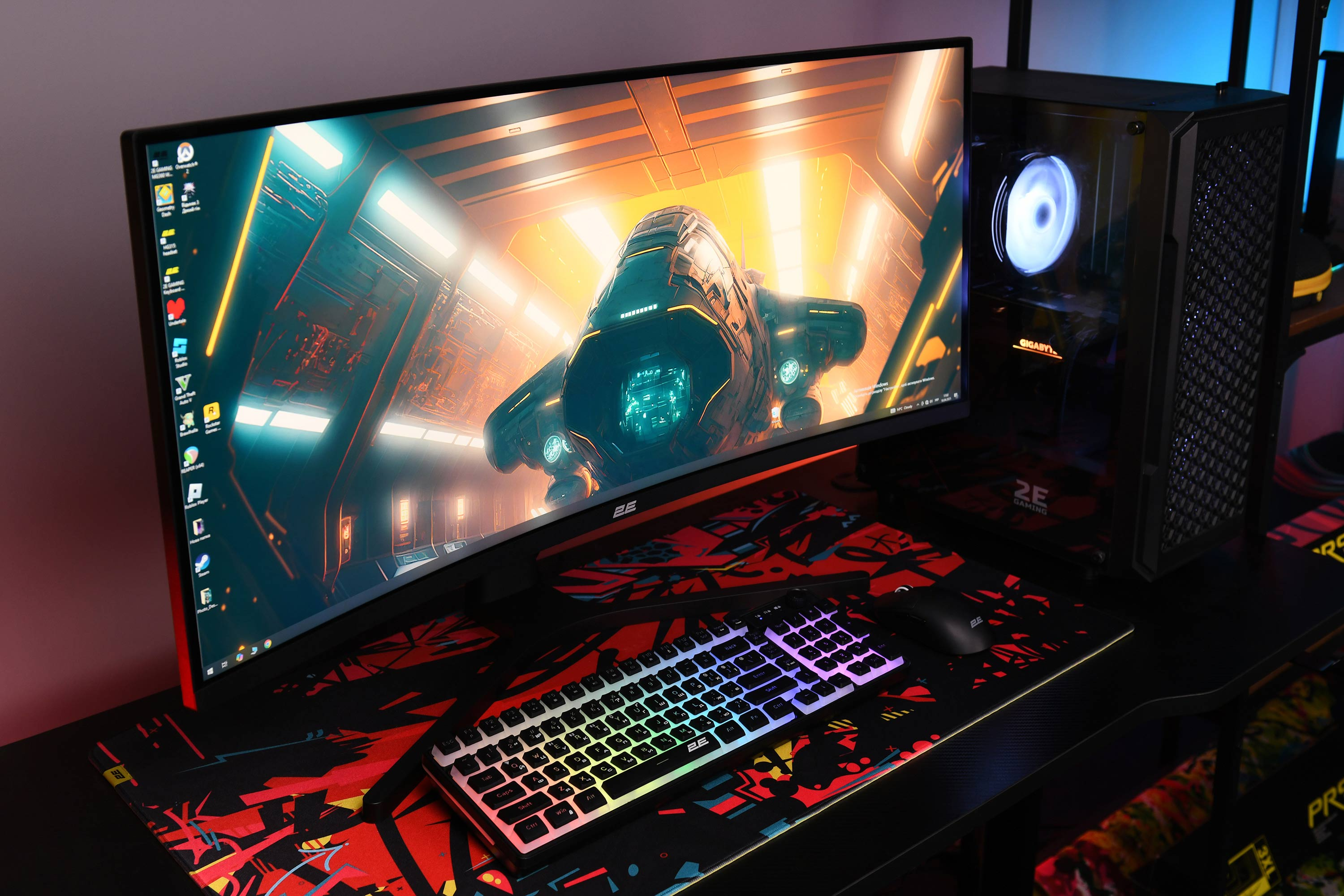 Монитор 34" 2E GAMING R3426B (2E-R3426B-01.UA) фото 5