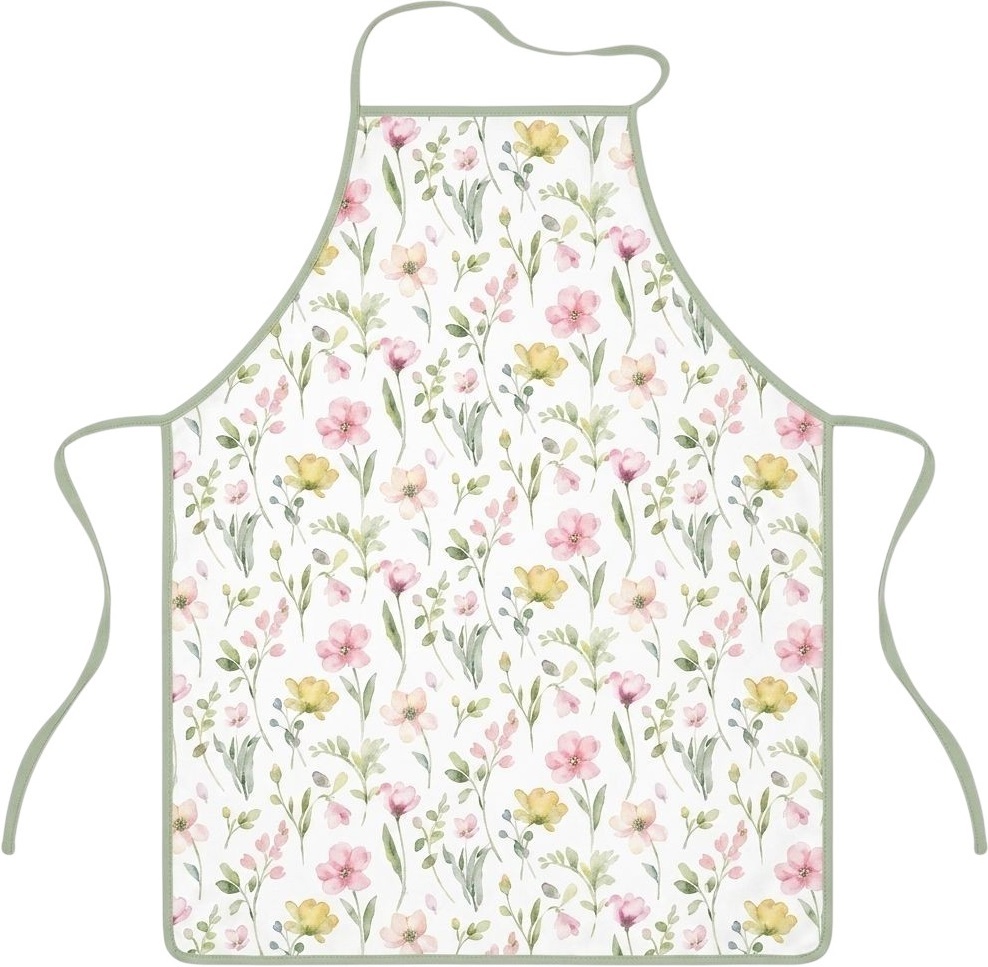 Фартук ARDESTO Spring flowers 60х80см, белый (ART12FL) фото 