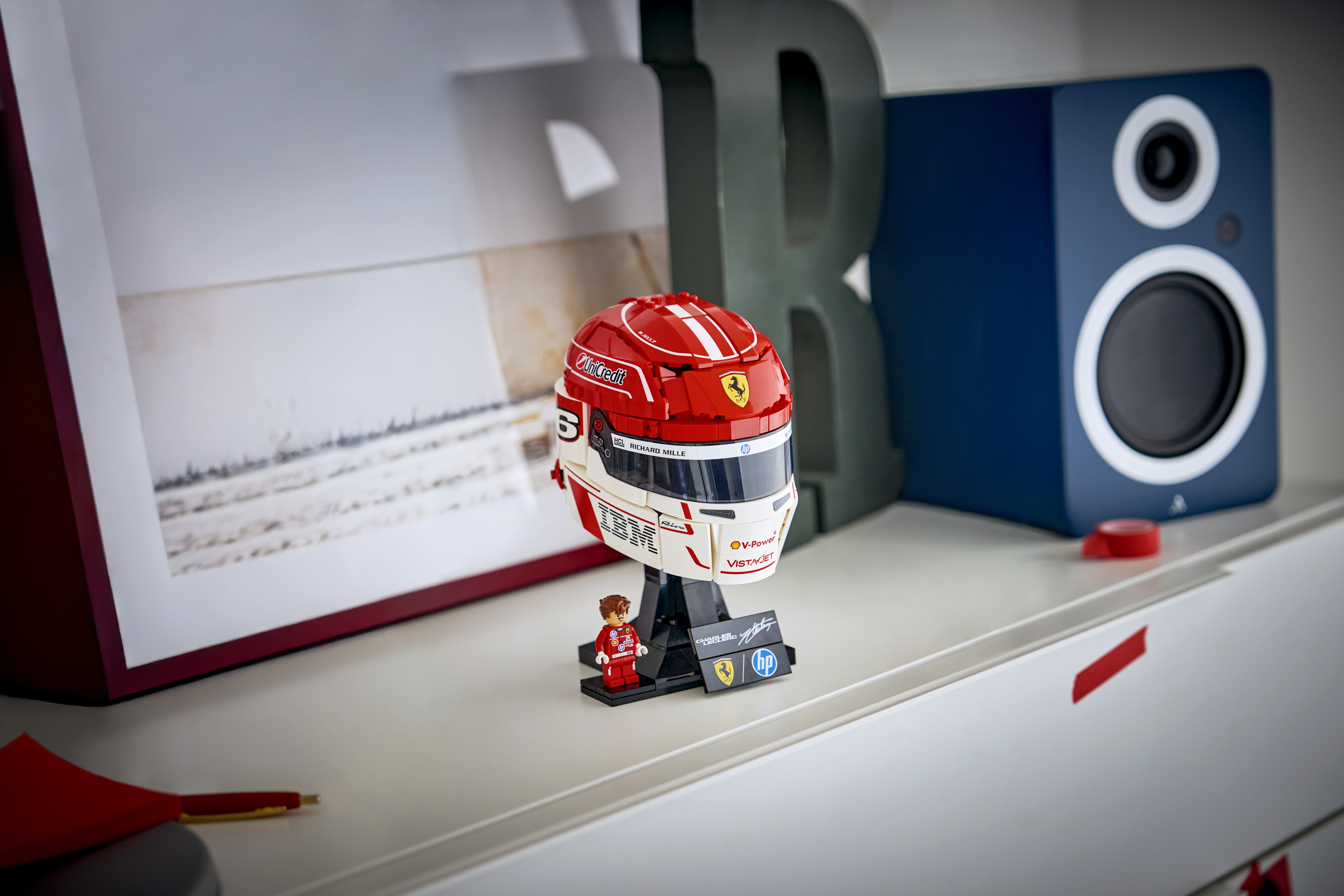 LEGO 43014 Editions Formula 1 Шолом Шарля Леклера з команди Scuderia Ferrari HPфото11