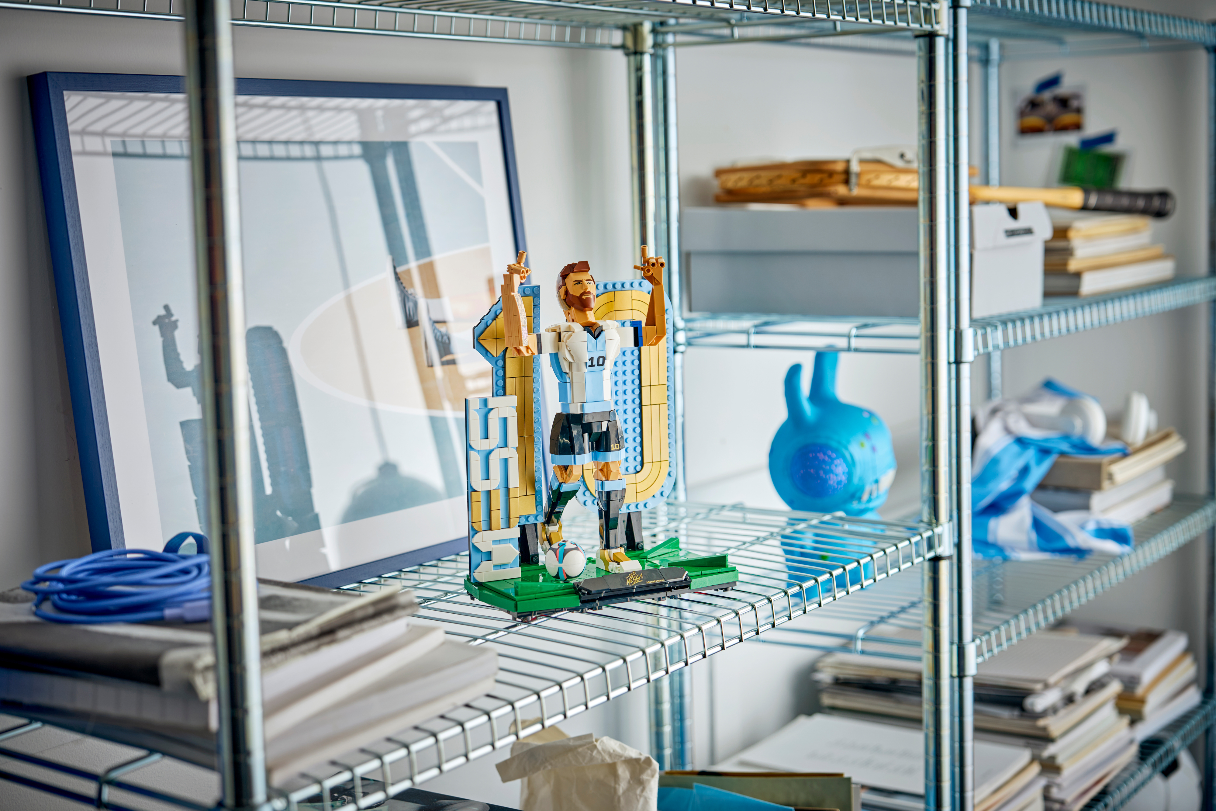 LEGO 43015 Editions Football Конструктор Лионель Месси - легенда футбола фото 