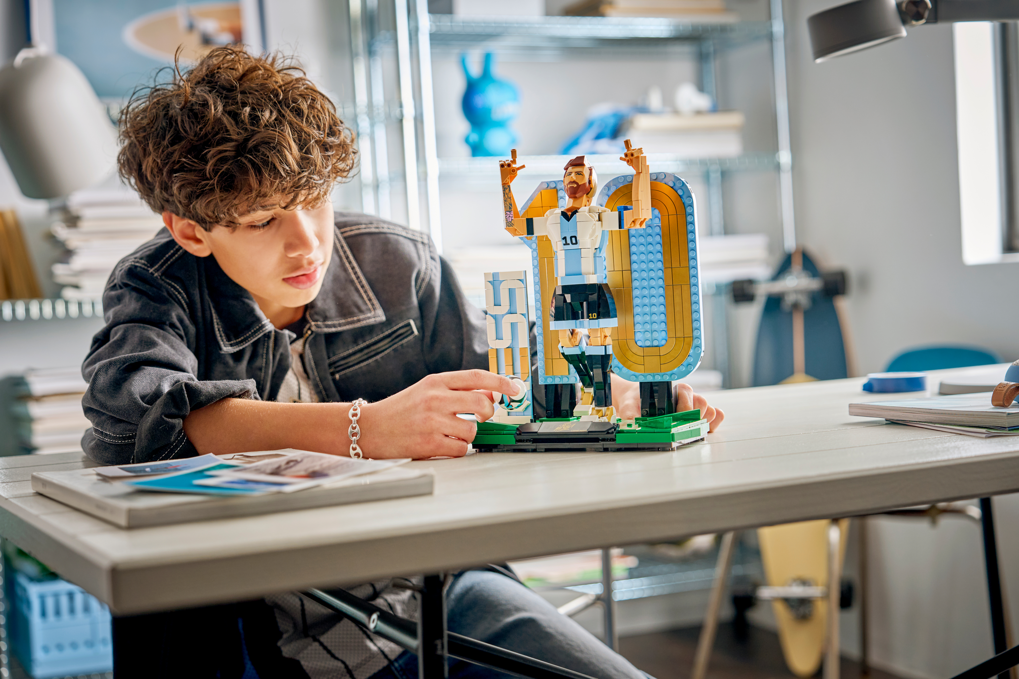 LEGO 43015 Editions Football Конструктор Лионель Месси - легенда футбола фото 