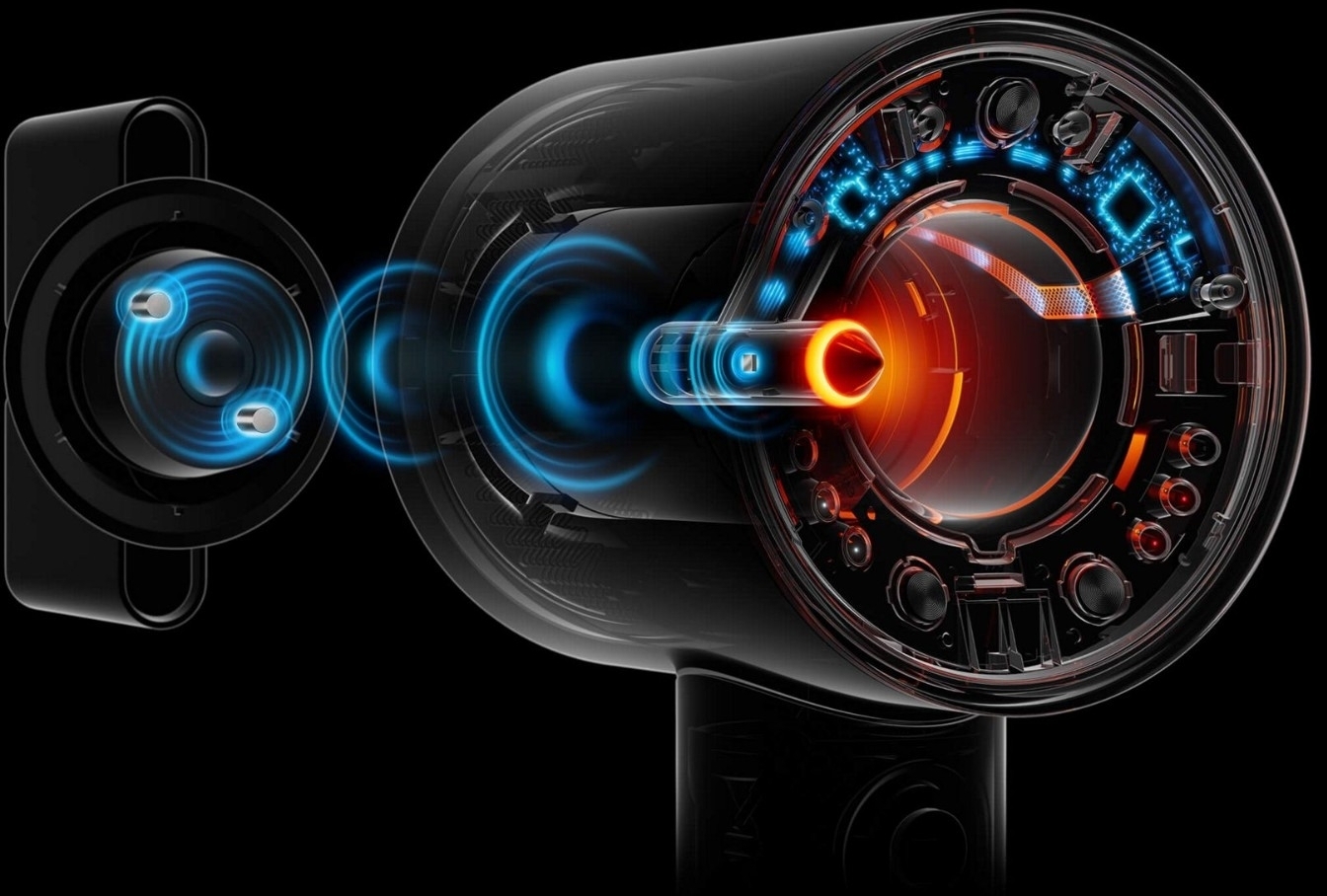 Фен Dyson HD16 Supersonic Red Velvet/Gold (493117-01)фото