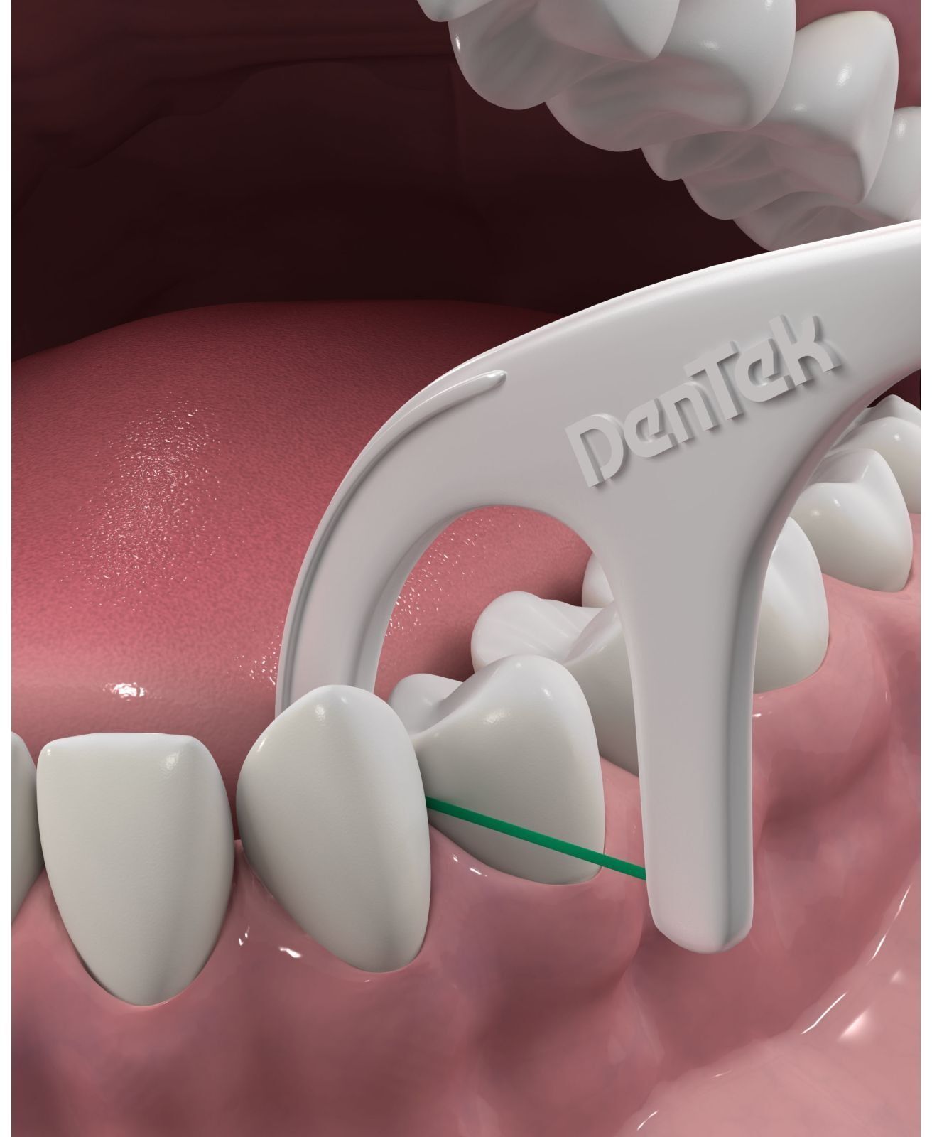 Флос-зубочистки DenTek Triple Clean потрійне очищення 90 штфото
