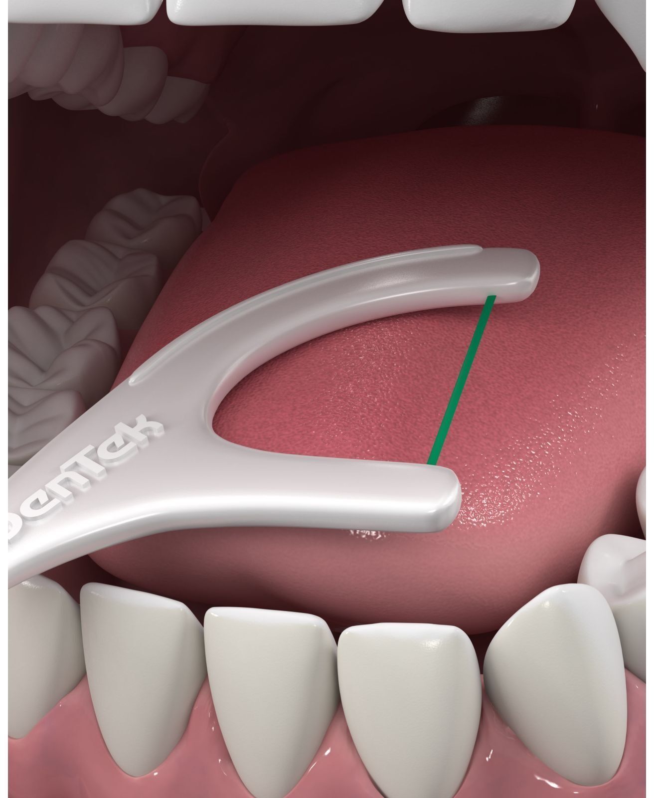 Флос-зубочистки DenTek Triple Clean потрійне очищення 90 штфото