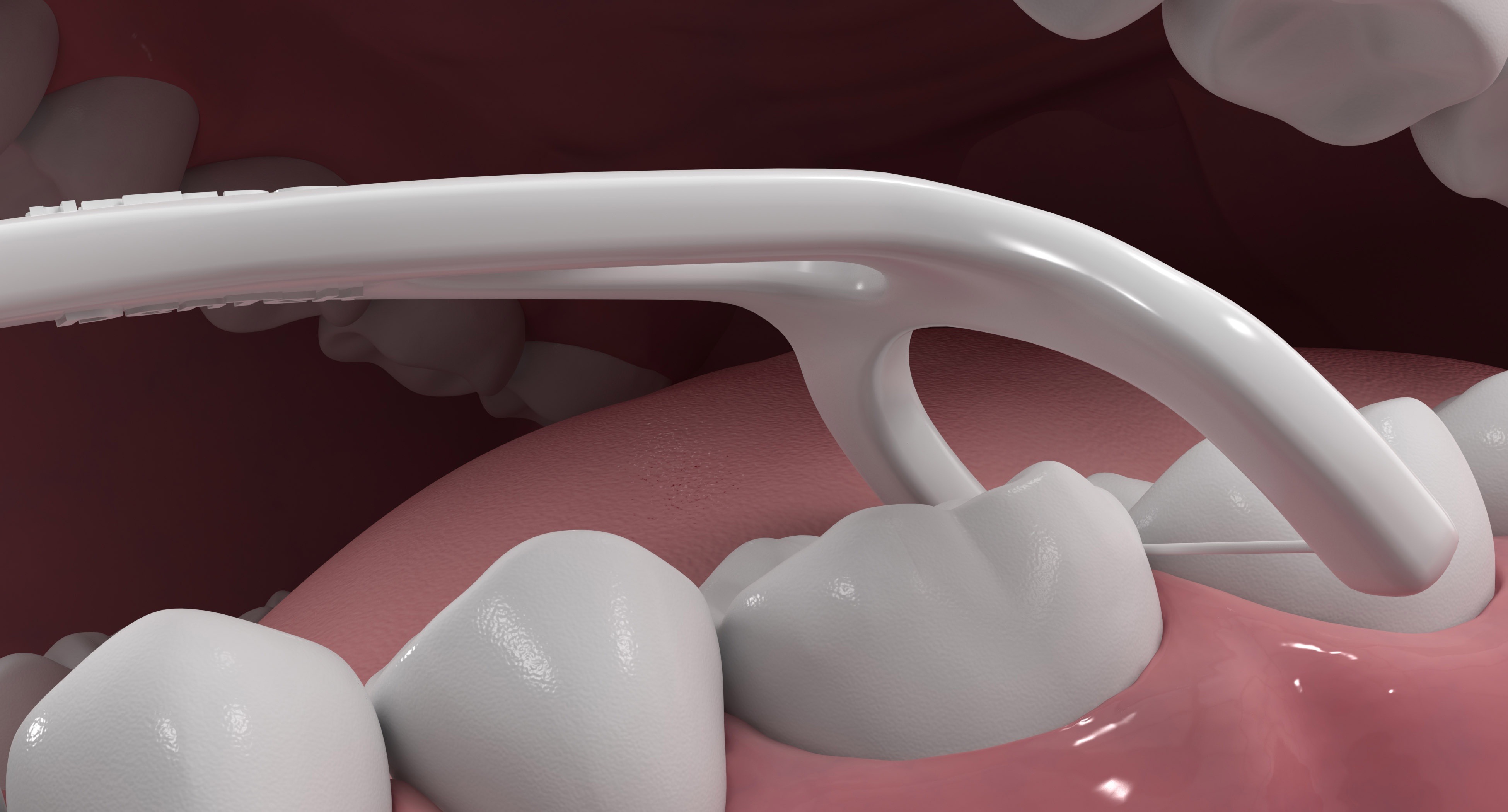 Флос-зубочистки DenTek Комплексне очищення Задні зуби 75 штфото