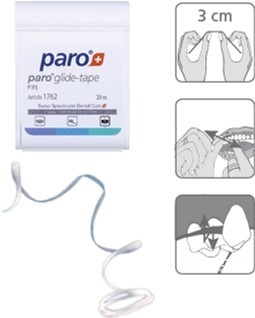 Зубна стрічка Paro Glide-Tape з тефлону 20 м фото3