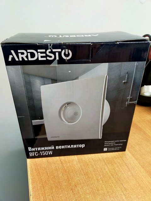 Вытяжной вентилятор ARDESTO BFC-150W фото 