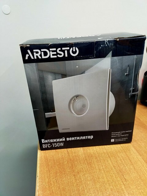 Вытяжной вентилятор ARDESTO BFC-150W фото 