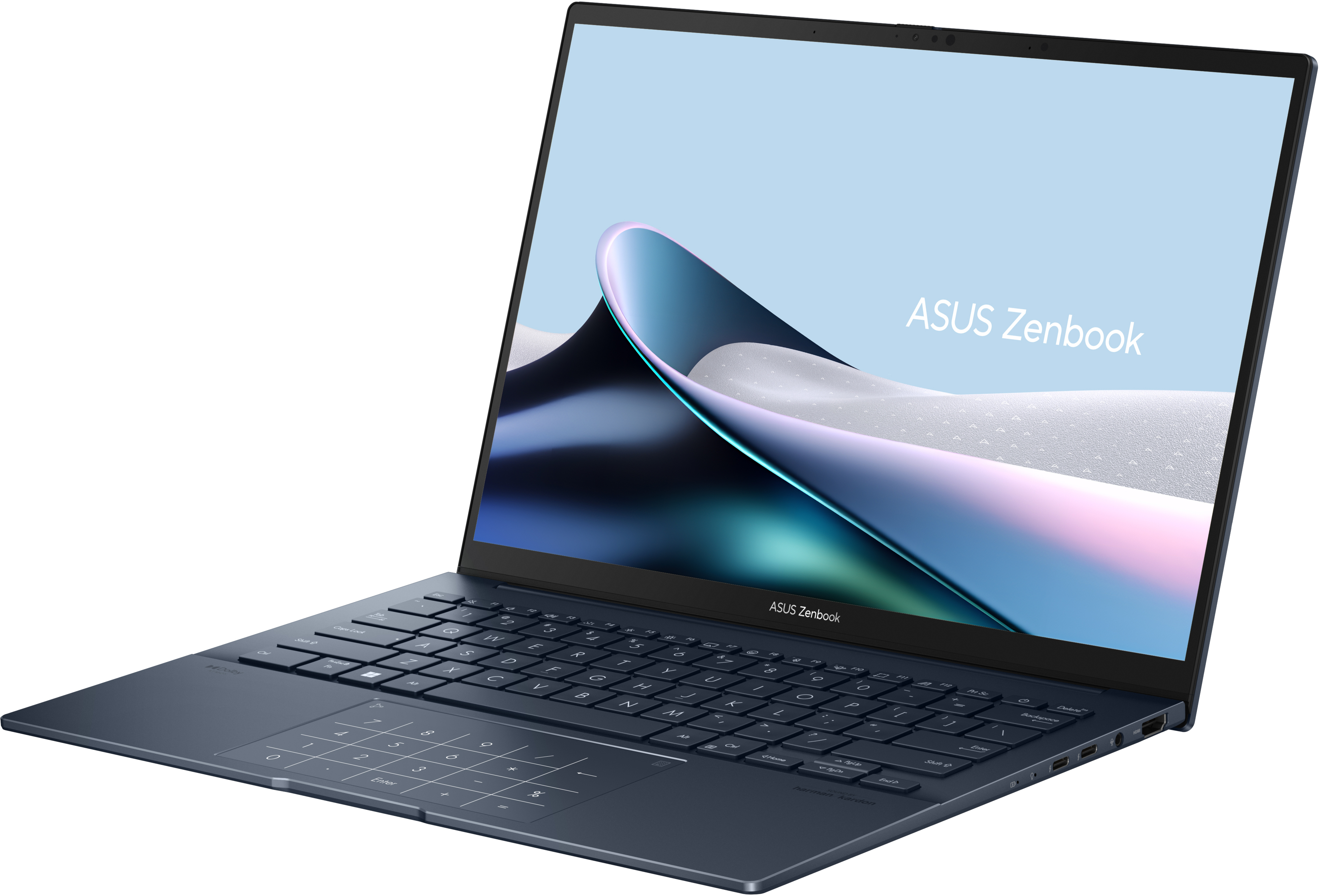 Ноутбук ASUS Zenbook 14 OLED UX3405CA-ST1261 Ponder Blue (90NB14W1-M01V80) фото 