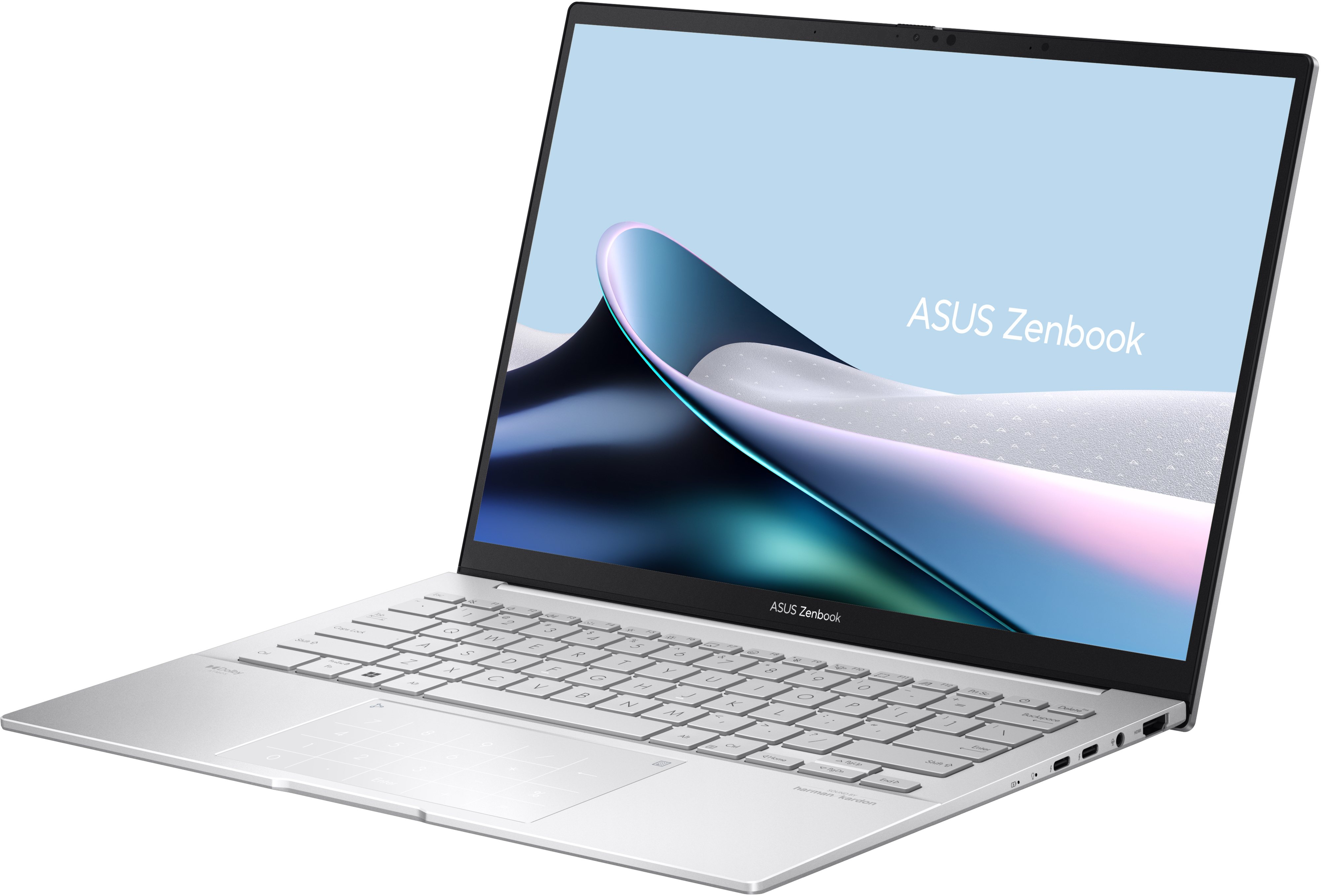 Ноутбук ASUS Zenbook 14 OLED UX3405CA-ST1262 Foggy Silver (90NB14W2-M01V90) фото 