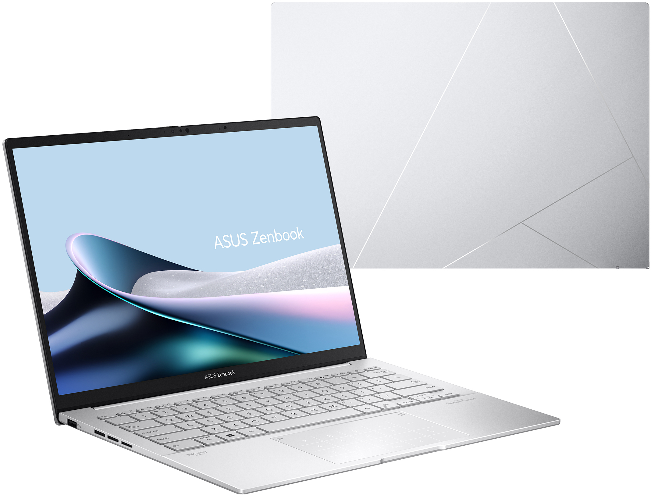 Ноутбук ASUS Zenbook 14 OLED UX3405CA-ST1262 Foggy Silver (90NB14W2-M01V90) фото 