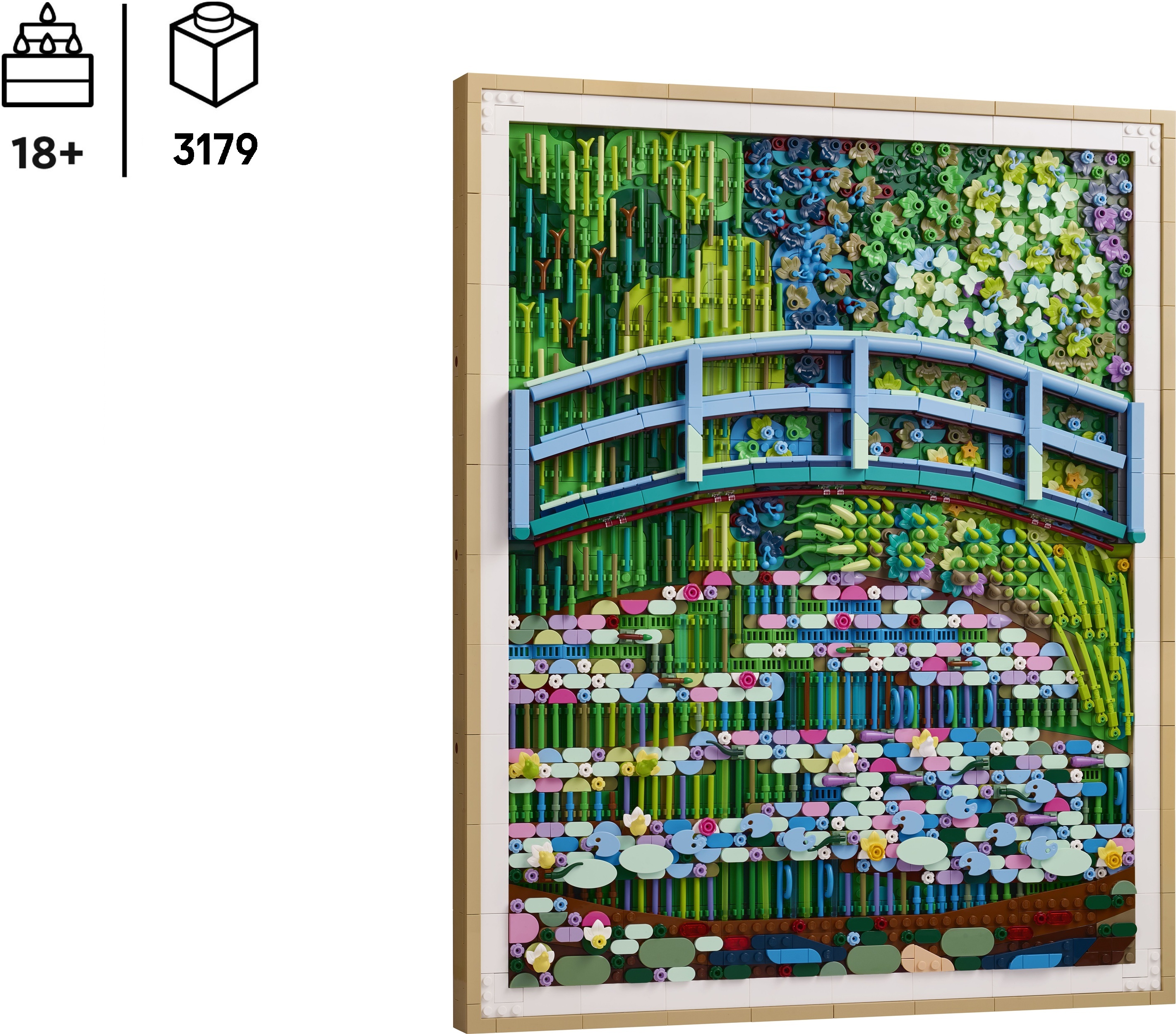LEGO 31220 ART «Мост над ставком с кувшинками» Клода Монэ фото2