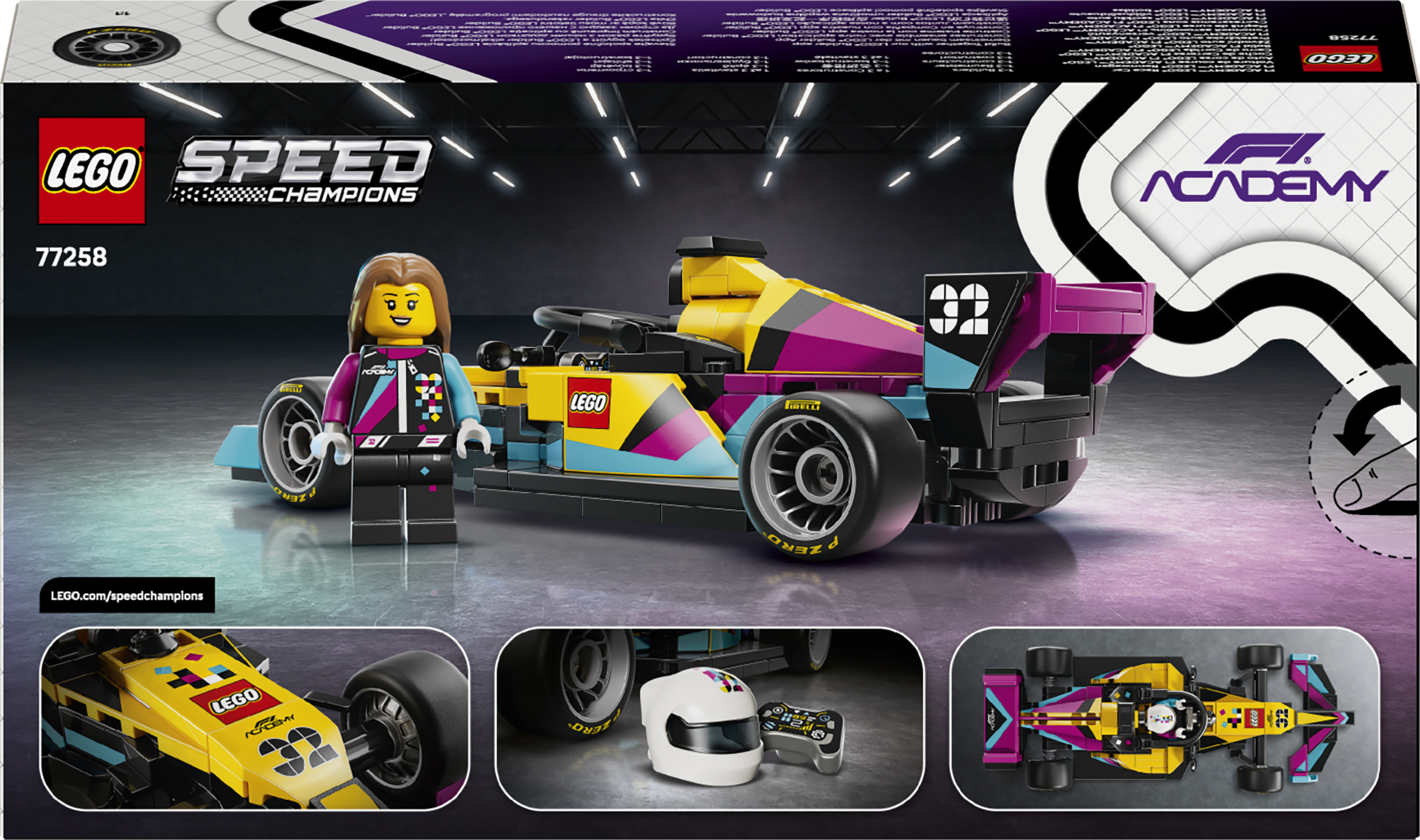 LEGO 77258 Speed Champions Гоночний автомобіль F1 ACADEMY LEGOфото