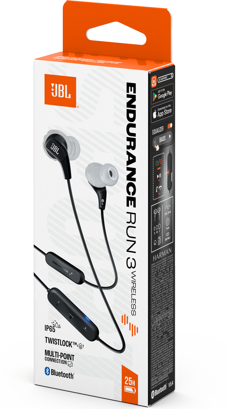 Наушники JBL Endurance Run 3 Wireless Black (JBLENDURRUN3BTBLKG) фото 8