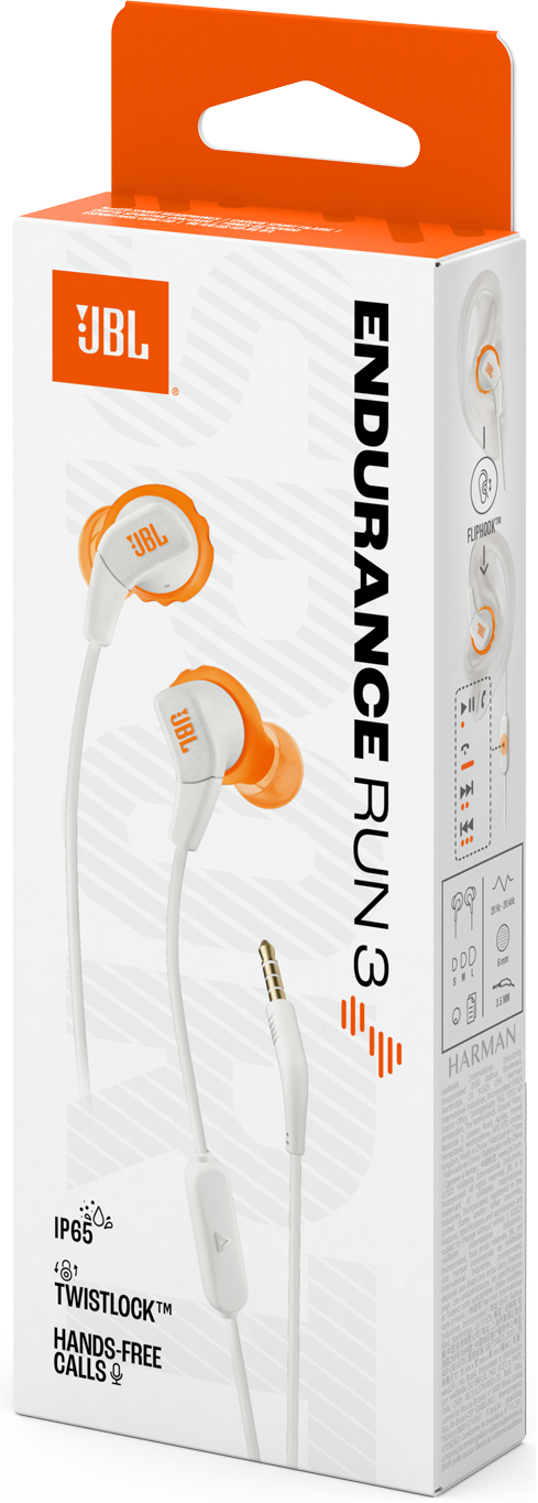 Наушники JBL Endurance Run 3 White (JBLENDURRUN3WHT) фото 