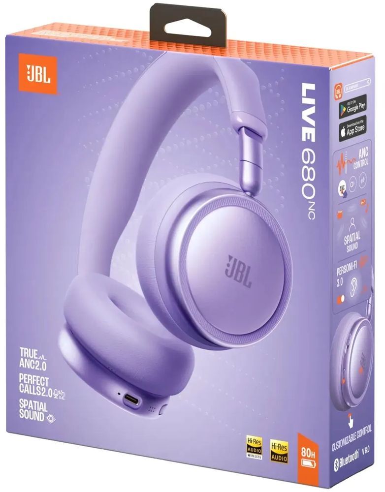 Наушники JBL Live 680NC Purple (JBLLIVE680NCPUR) фото7