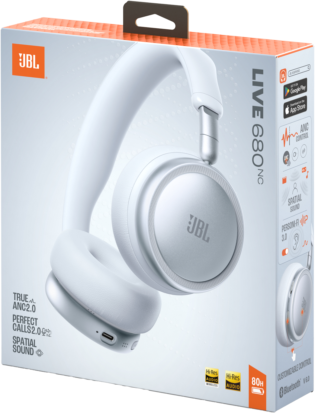 Наушники JBL Live 680NC White (JBLLIVE680NCWHT) фото 9