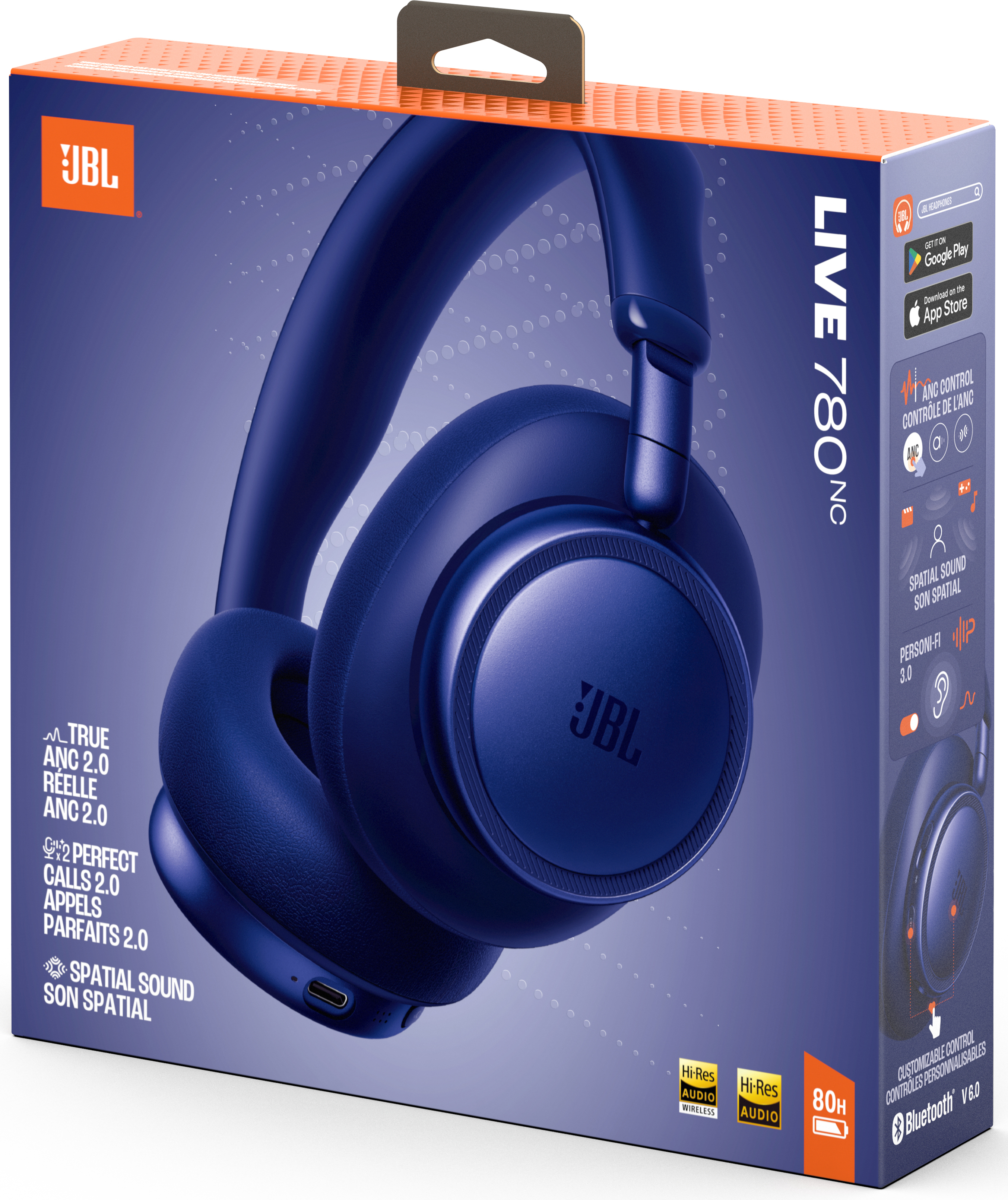 Наушники JBL Live 780NC Blue (JBLLIVE780NCBLU) фото 