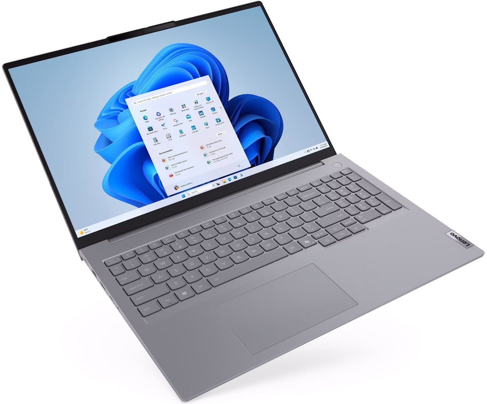 Ноутбук LENOVO ThinkBook 16 G8 IAL Arctic Grey (21SK00FQRA)фото