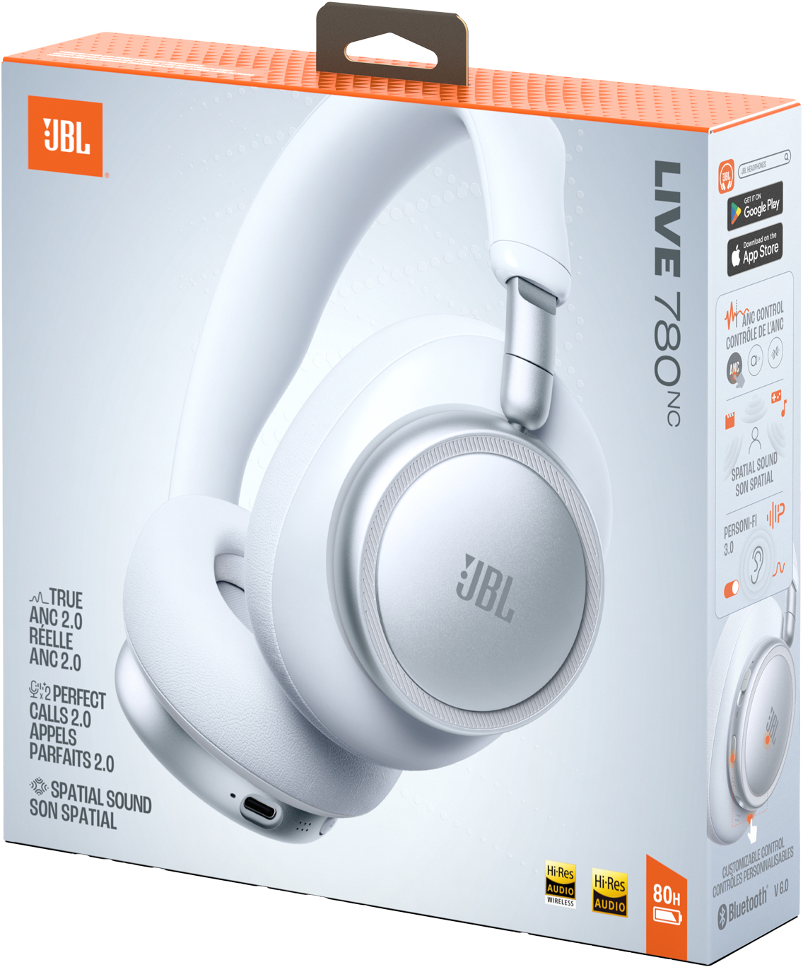 Наушники JBL Live 780NC White (JBLLIVE780NCWHT) фото 9