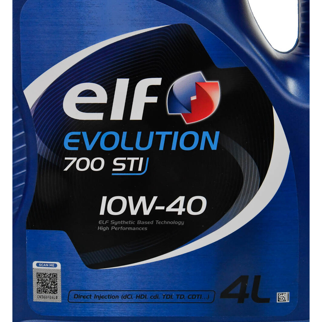 Олива моторна ELF Evolution 700 STI 10W-40 4л (12-4 STI) (214120)фото