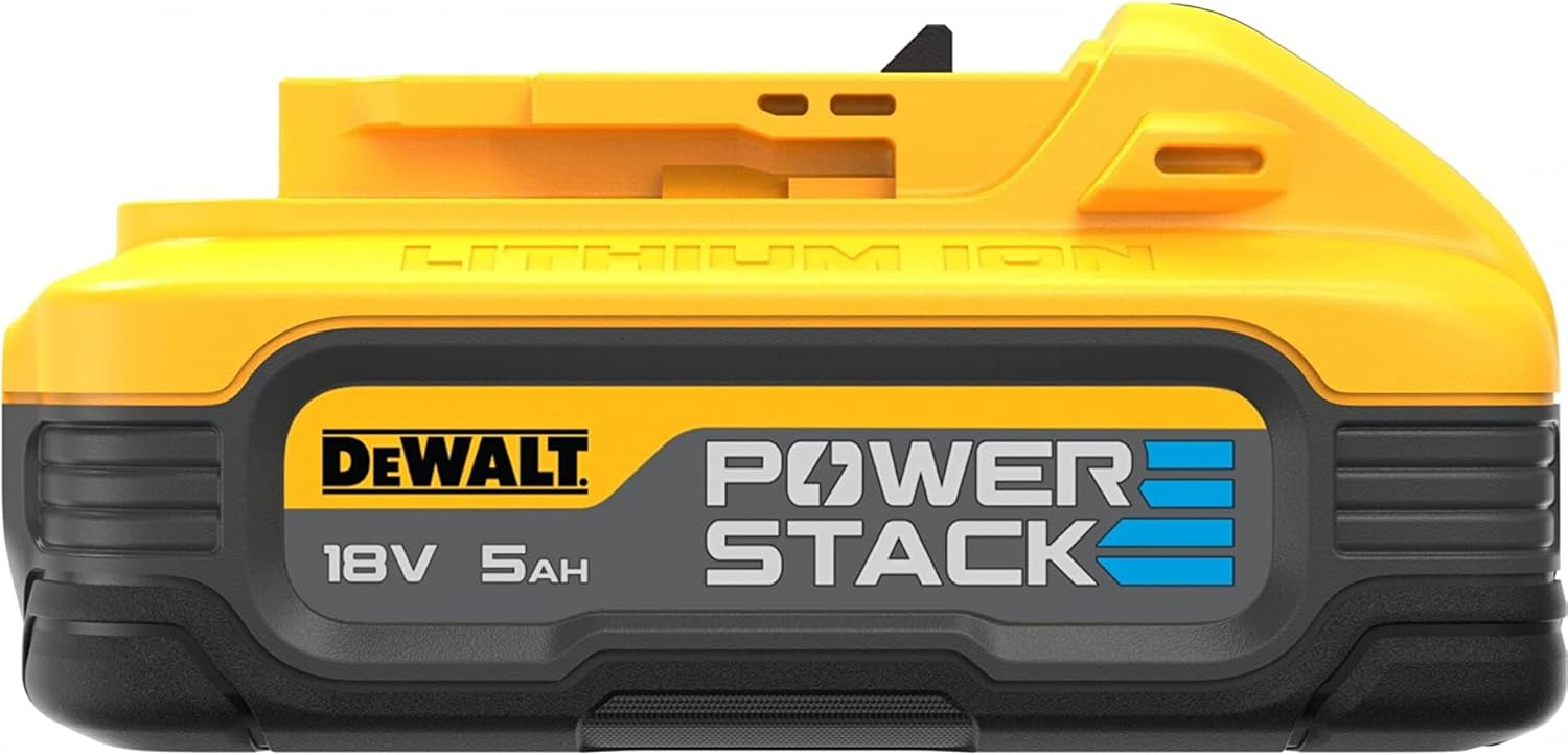 Аккумулятор DeWalt 18В XR Li-lon PowerStack 5А·час (DCBP518) фото 