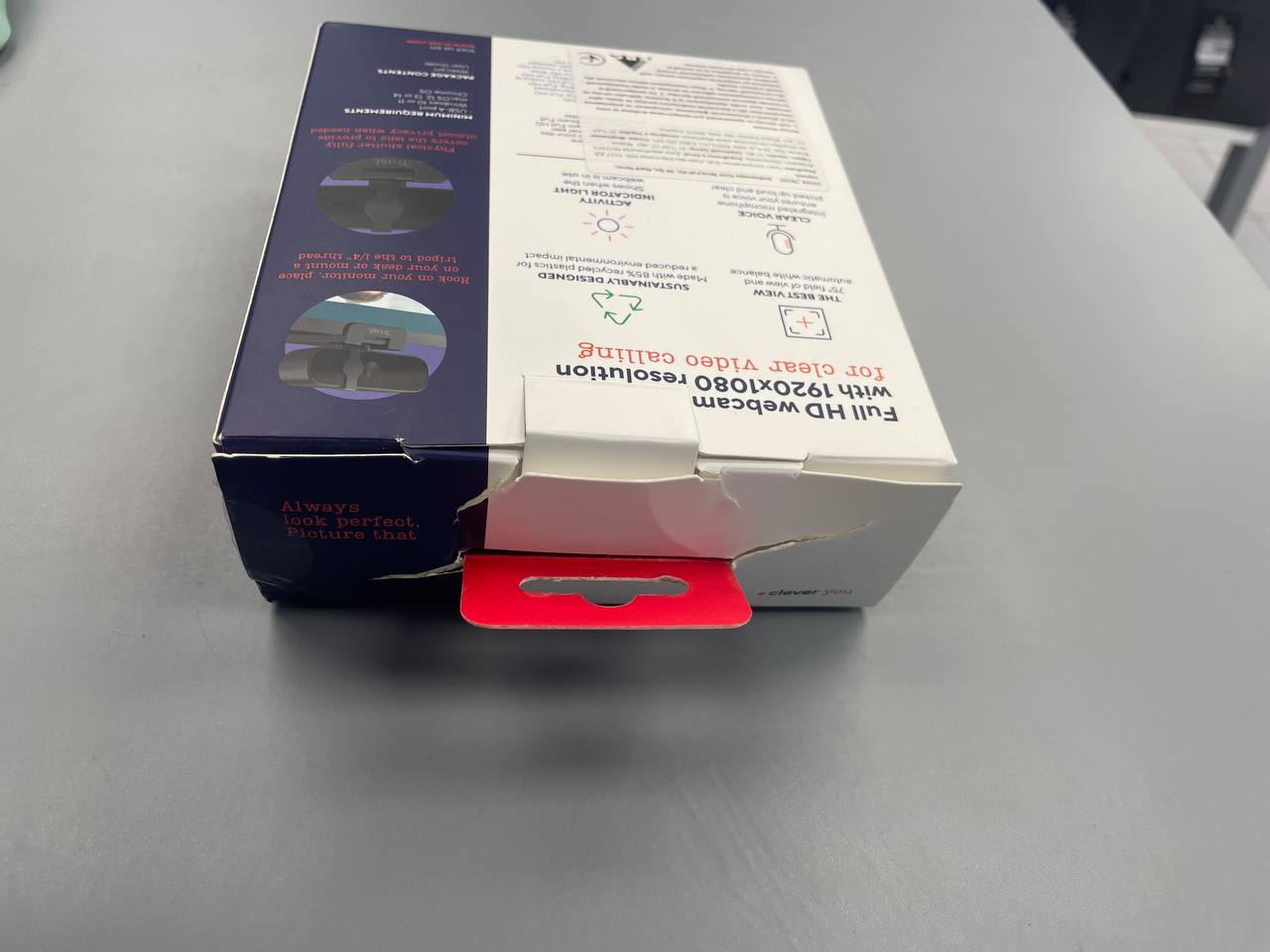 Веб-камера Trust Tanor Full HD, Black (25548_TRUST) фото 