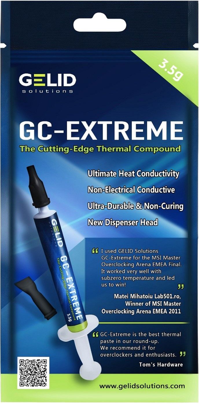 Термопаста Gelid Solutions GC-Extreme 3.5g (TC-GC-03-A)фото