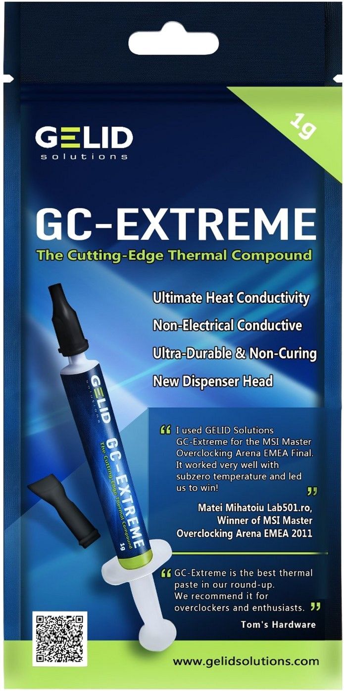 Термопаста Gelid Solutions GC-Extreme 1g (TC-GC-03-D)фото