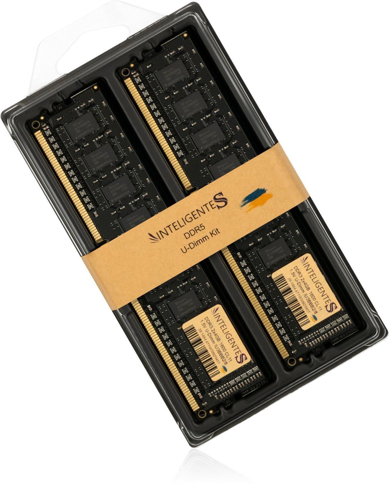 Память для ПК INTELIGENTES DDR3 8GB (2x4GB) 1600 MHz (IU3BBB2/8) фото