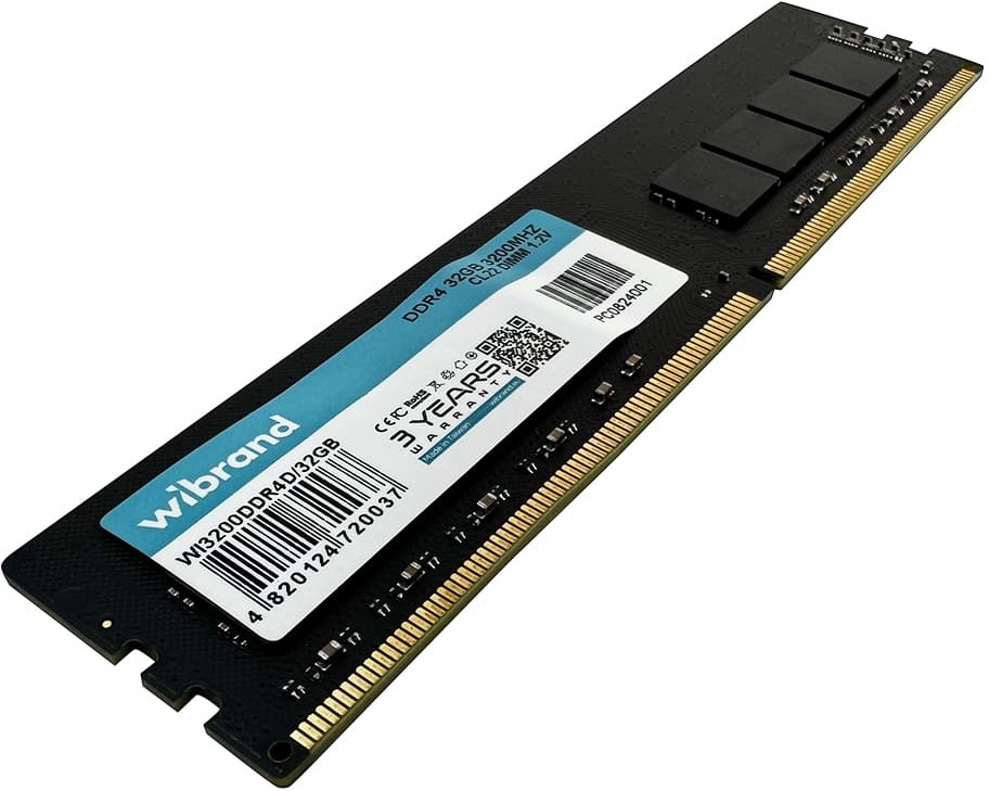 Пам'ять для ПК Wibrand DDR4 32GB 3200 MHz (WI3200DDR4D/32GB)фото2