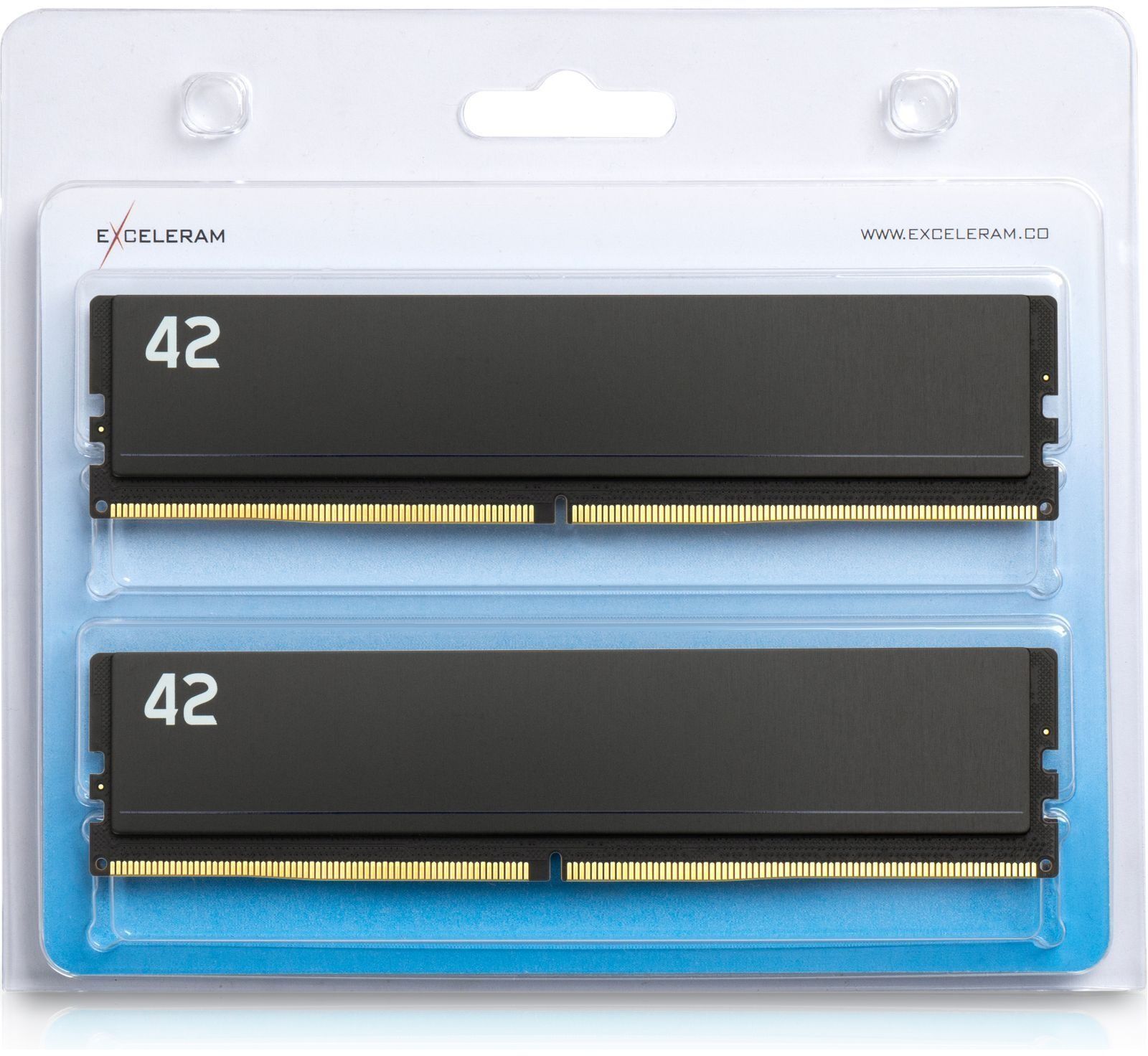 Память для ПК Exceleram DDR5 32GB (2x16GB) 4800 MHz 42-Series (E-42-004D-32) фото4