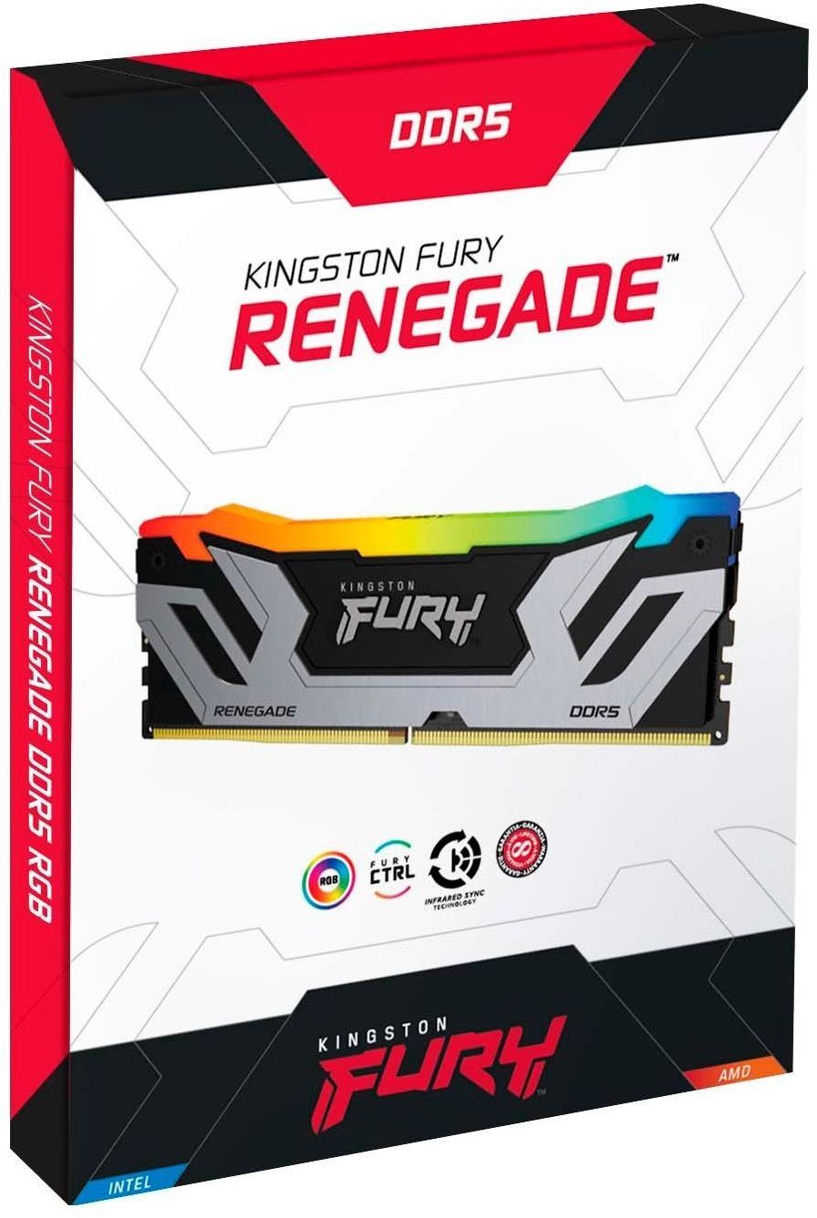 Память для ПК Kingston Fury (ex.HyperX) DDR5 48GB 8400 MHz Renegade (KF584CU40RSAK2-48) фото