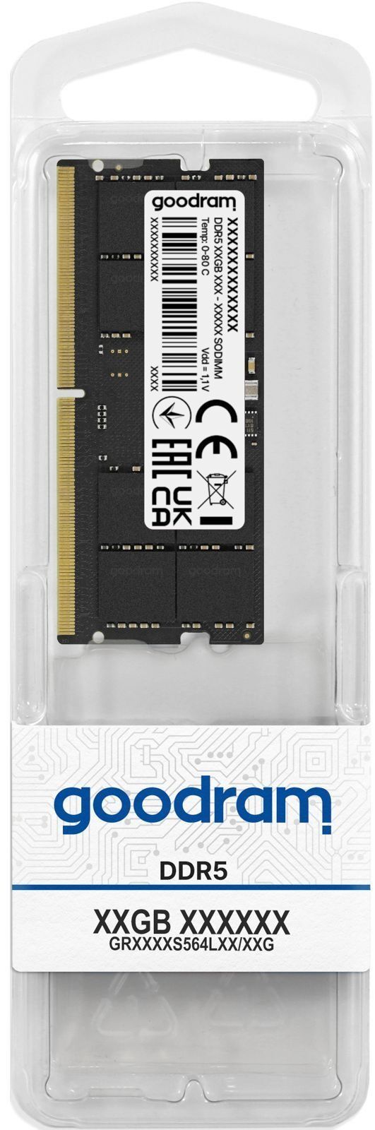 Память для ноутбука GOODRAM SoDIMM DDR5 32GB 5600 MHz (GR5600S564L46/32G) фото4