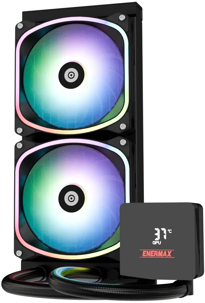 Система водяного охолодження Enermax Aquafusion II 240 ARGB (ELC-AQFS240-SQA) фото2