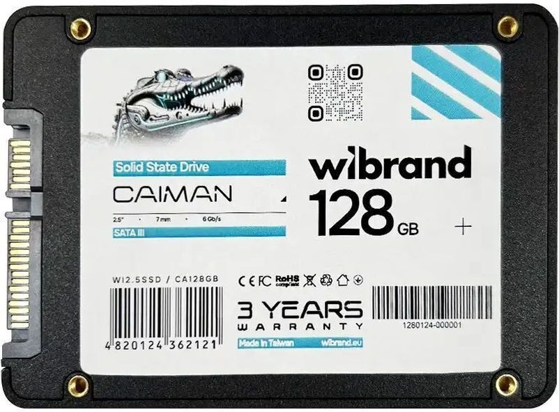 SSD накопитель Wibrand 2.5" 128GB Caiman (WI2.5SSD/CA128GB) фото