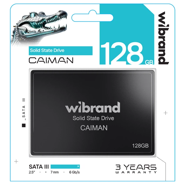 SSD накопитель Wibrand 2.5" 128GB Caiman (WI2.5SSD/CA128GBST) фото