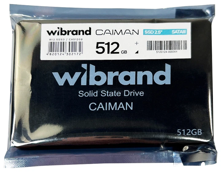 SSD накопитель Wibrand 2.5" 512GB Caiman (WI2.5SSD/CA512GB) фото