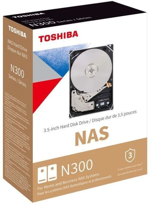 Жесткий диск TOSHIBA 3.5" 18TB N300 (HDWG51JUZSVA) фото 