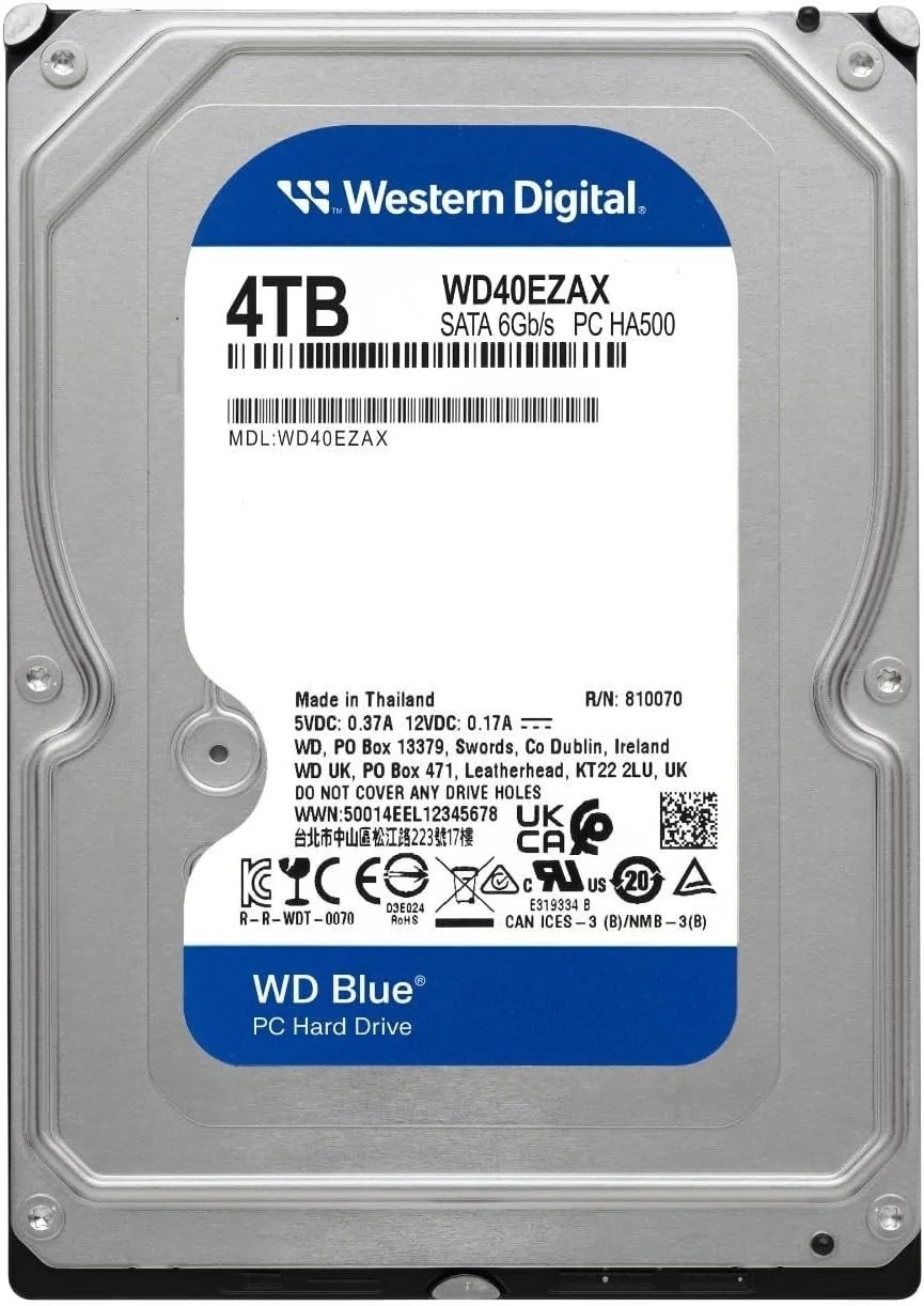 Жесткий диск WD 3.5" 4TB (WD40EZZX) фото 2
