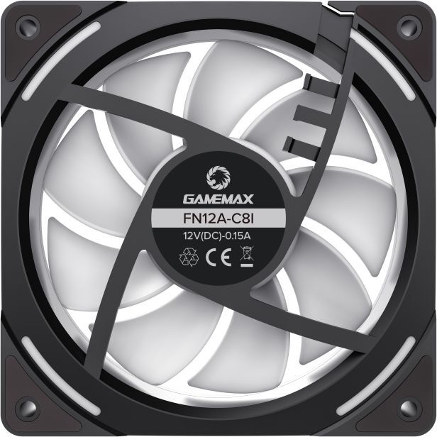 Корпусный вентилятор Gamemax FN12A-C8I (FN12A-C8I) фото