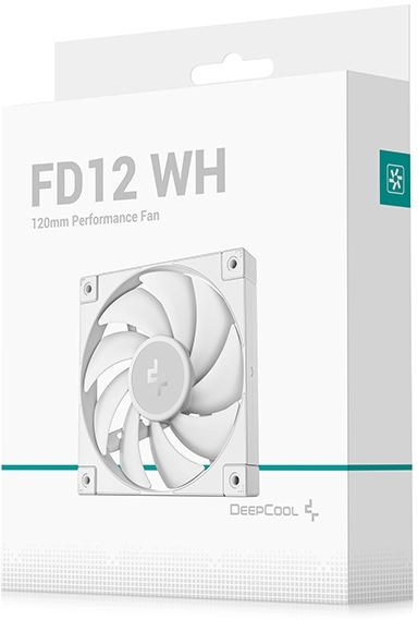 Корпусний вентилятор DEEPCOOL FD12 WH (R-FD12-WHNPN1-G) фото