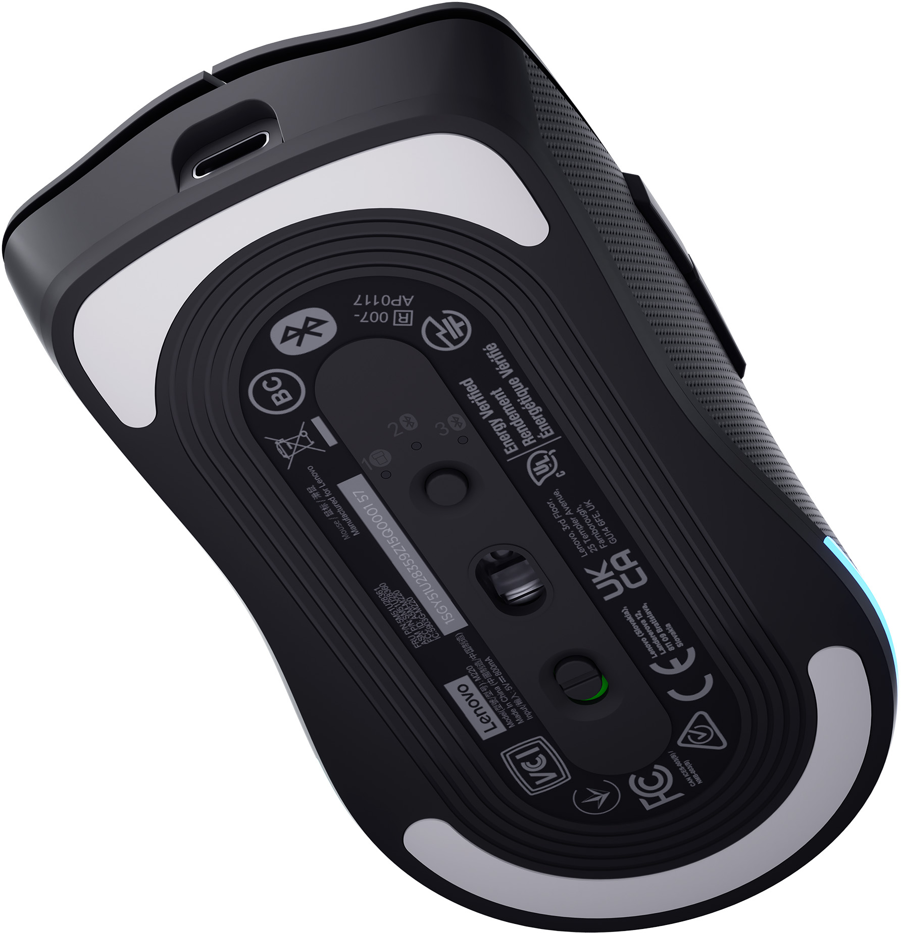 Игровая мышь Lenovo Legion M220 Wireless RGB Gaming Mouse Eclipse Black (GY51U28359) фото 