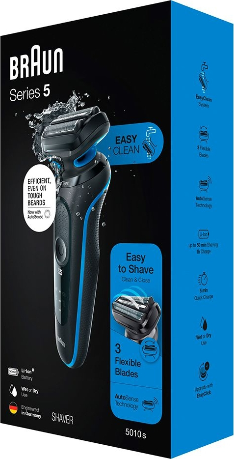 Електробритва Braun Series 5 51-B1000 Black/Blueфото3