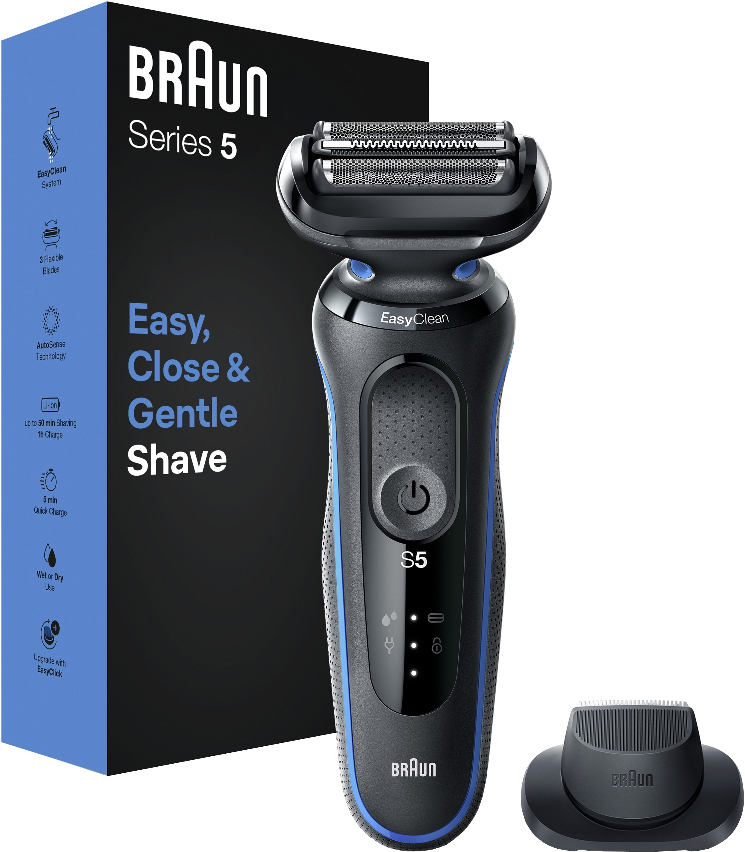 Электробритва Braun Series 5 51-B1200s Blue фото 