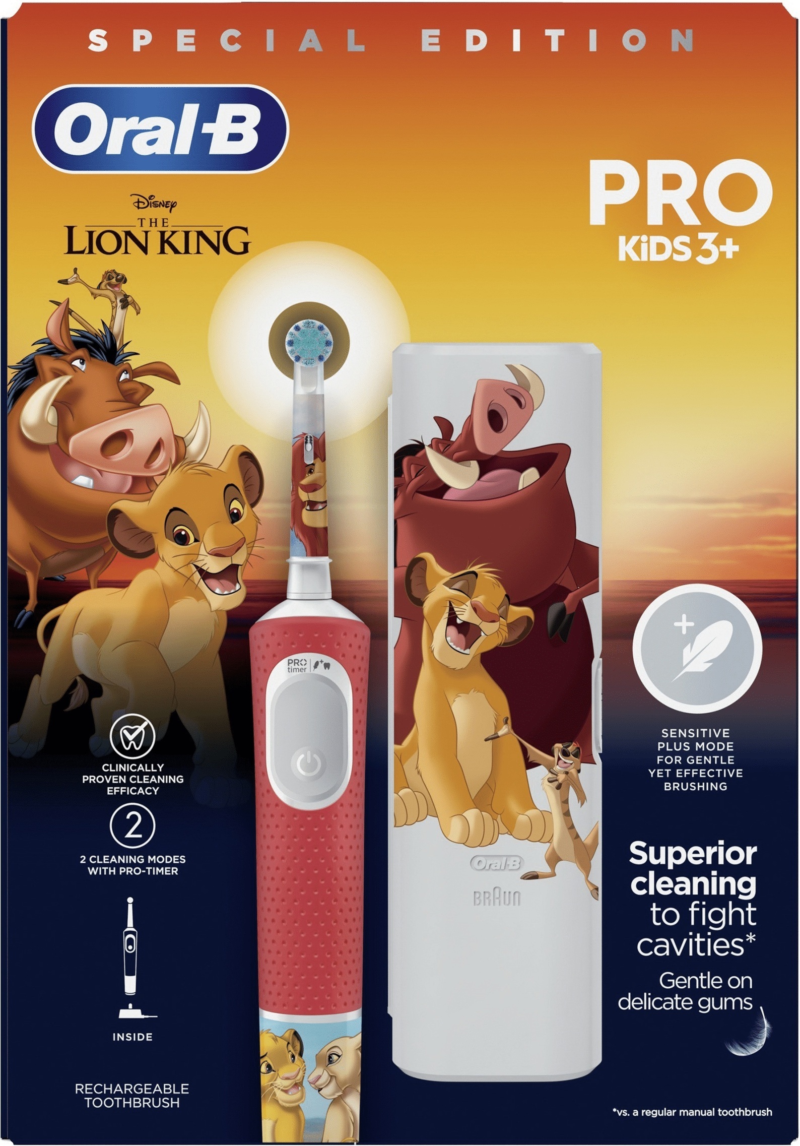 Зубна щітка Braun Oral-B D103.413.2KX Lion Kingфото
