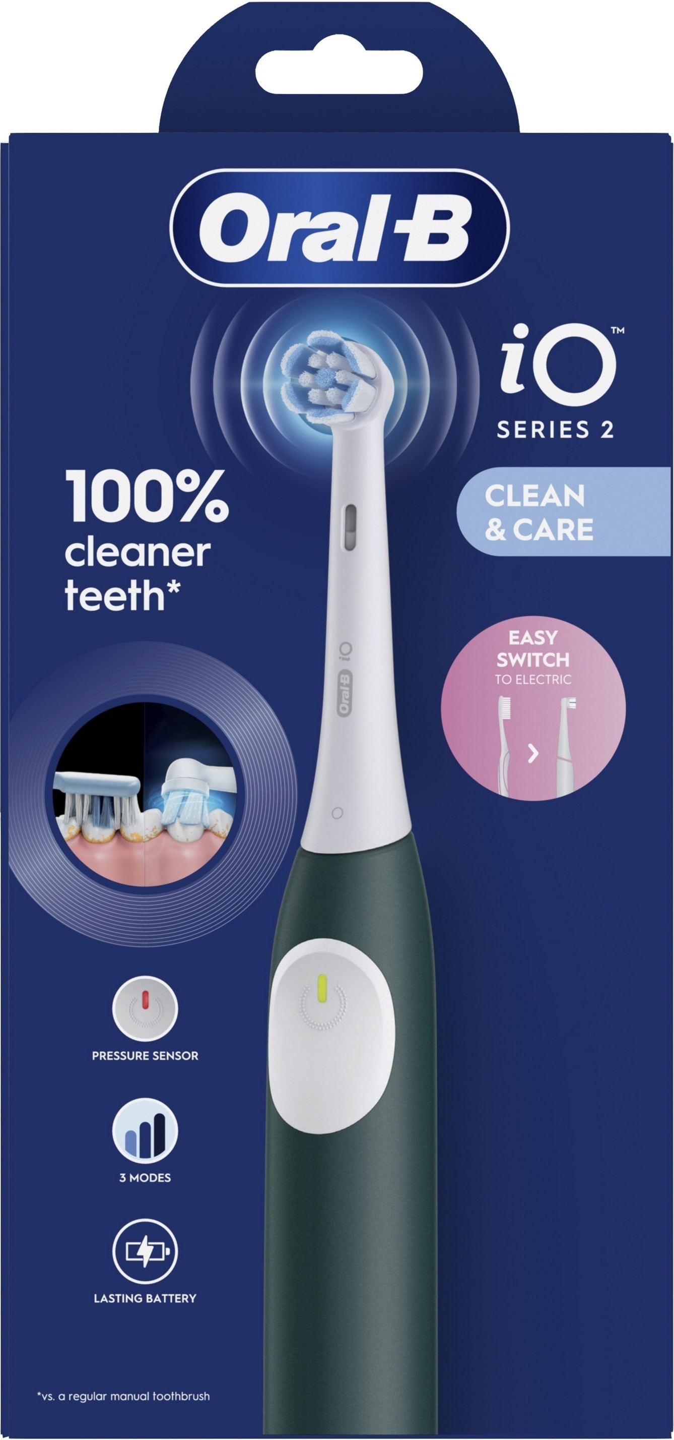 Зубна щітка Braun Oral-B iO Series 2 iOS2.1C9.0 Greenфото