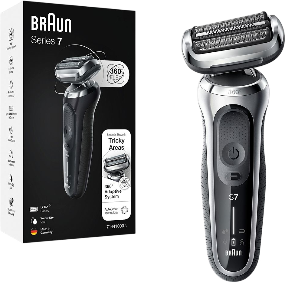 Электробритва Braun Series 7 71-S1000s Silver/Black фото 