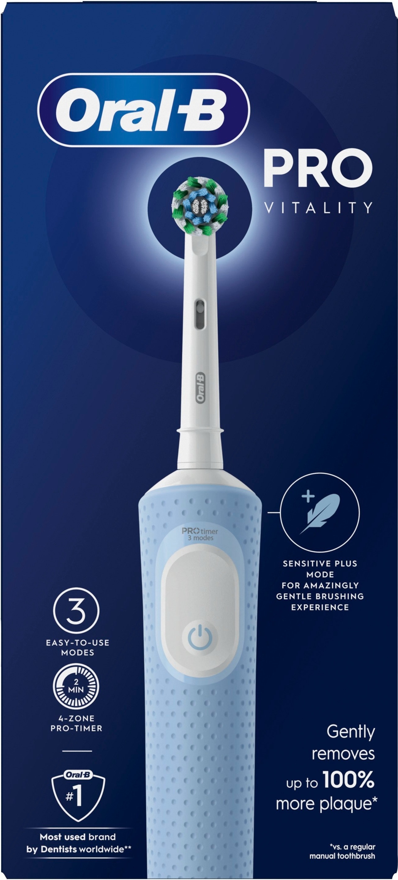 Зубная щетка Braun Oral-B Vitality D103.413.3 PRO Protect X Clean Vapor Blue фото 