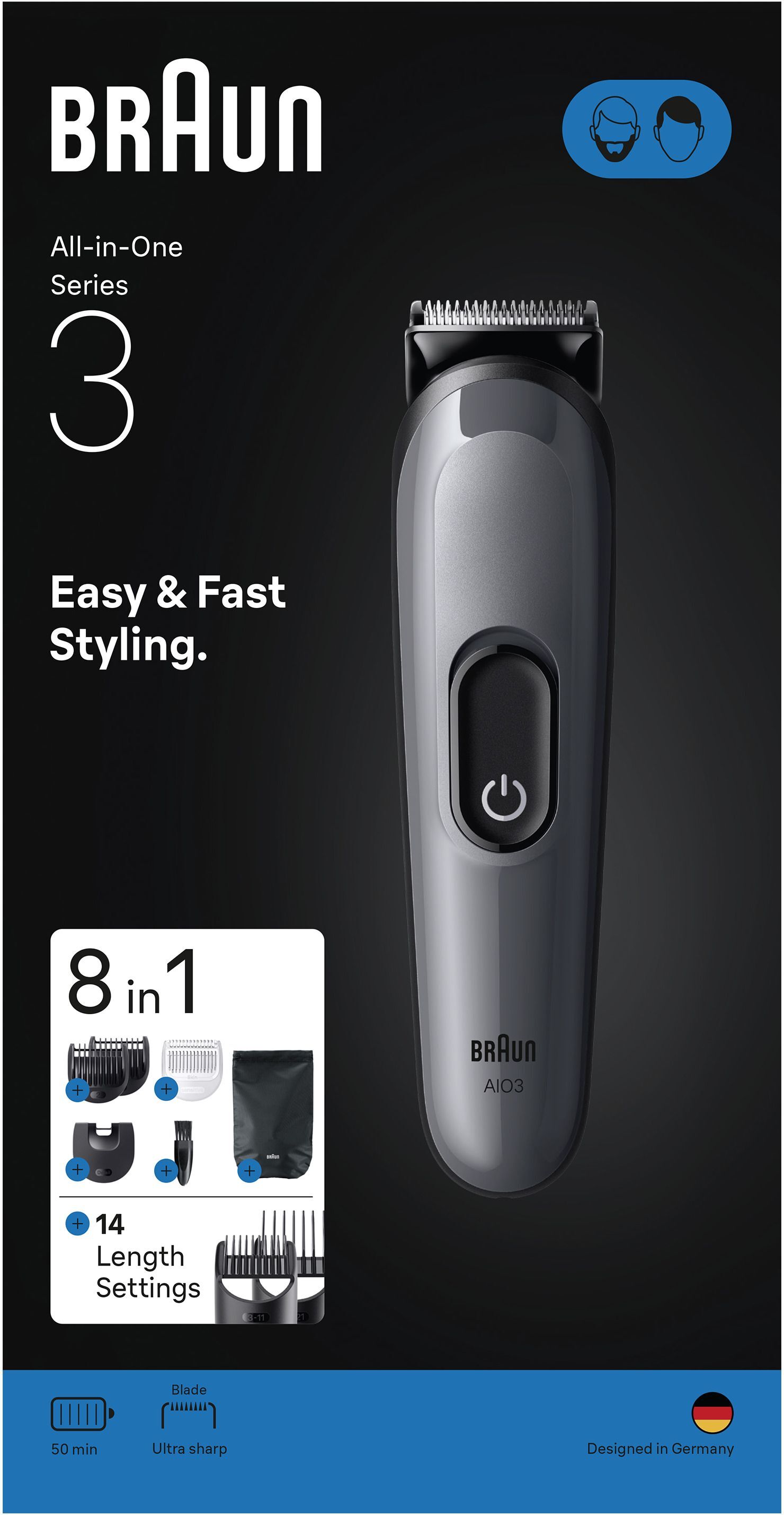 Триммер Braun AIO 3540 фото 